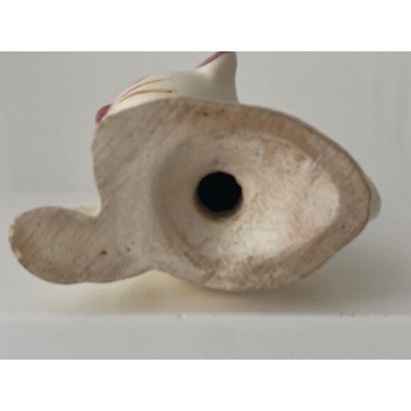 Kitschy CAT Salt Shaker ONLY Ceramic No Stopper Eyelashes Big Eyes - Picture 6 of 6